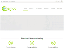 Tablet Screenshot of echemco.com